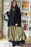Paloma Pouf Layering Dress Olive